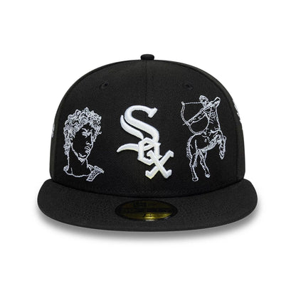 Pictured is this MLB Mythical Chicago White Sox 59FIFTY Fitted cap in black. 3