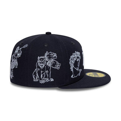 Pictured is this MLB Mythical New York Yankees 59FIFTY Fitted cap in navy. 6