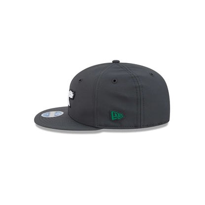 Pictured is this Youth NFL Sideline 2026 Philadelphia Eagles 9FIFTY Snapback cap in charcoal. 6