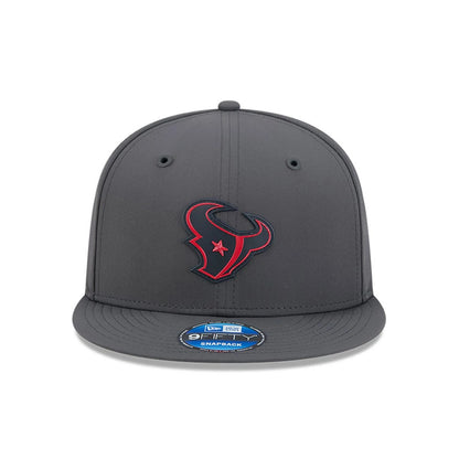 Pictured is this NFL Sideline 2026 Houston Texans 9FIFTY Snapback cap in charcoal. 3