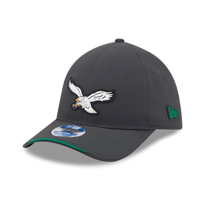 Pictured is this NFL Sideline 2026 Philadelphia Eagles 39THIRTY M-Crown Stretch Fit cap in charcoal. 1