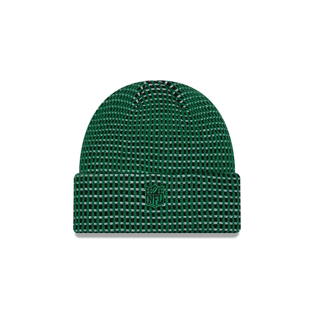 Pictured is this NFL Sideline 2026 Philadelphia Eagles Cuff Knit Beanie Hat in Green. 3