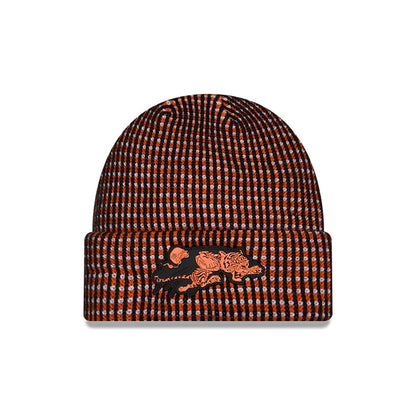 Pictured is this NFL Sideline 2026 Cincinnati Bengals Cuff Knit Beanie Hat in black. 1