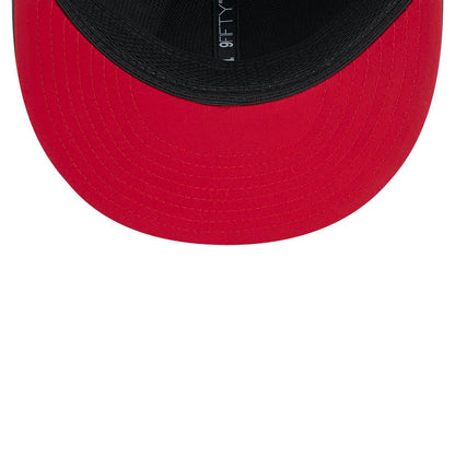 Pictured is this NFL Sideline 2026 San Francisco 49ers 9FIFTY Snapback cap in charcoal. 2
