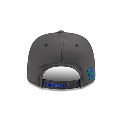 Pictured is this NFL Sideline 2026 Seattle Seahawks 9SEVENTY Stretch Snap cap in charcoal. 6
