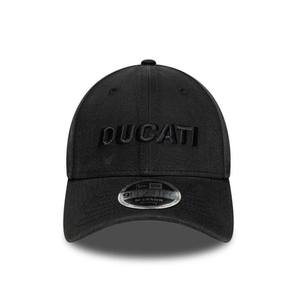 Pictured is this Ducati Motor Black On Black 9FORTY M-Crown cap in black. 2
