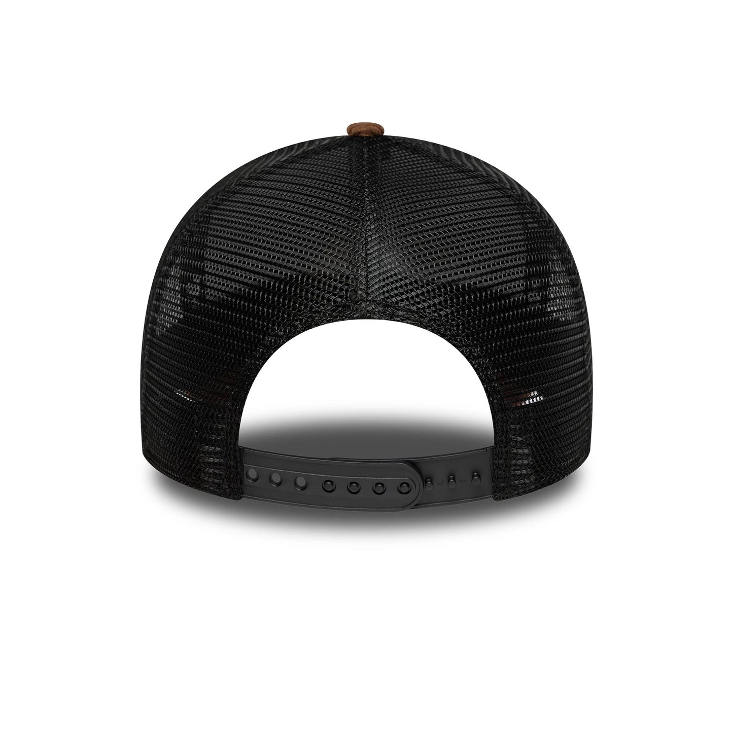 Pictured is this Red Bull Racing Distressed Cord 9FORTY A-Frame Trucker cap in brown. 4