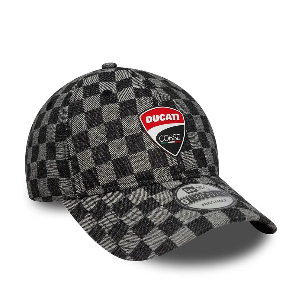 Pictured is this Ducati Motor All Over Print 9TWENTY cap in black. 4
