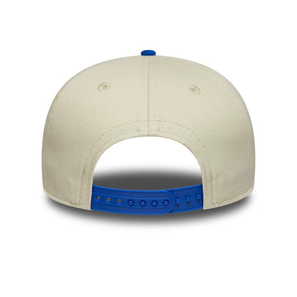 Pictured is this Alpine Racing Contrast Visor 9SEVENTY Stretch Snap cap in cream. 5