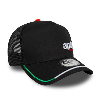 Pictured is this Aprilia Flawless 9FORTY E-Frame Trucker cap in black. 3