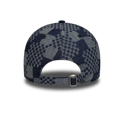 Pictured is this Red Bull Racing Patterned Denim 9TWENTY cap in dark blue. 4