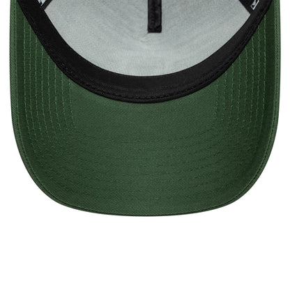 Pictured is this Manchester United FC 9FORTY A-Frame Trucker cap in dark green. 5