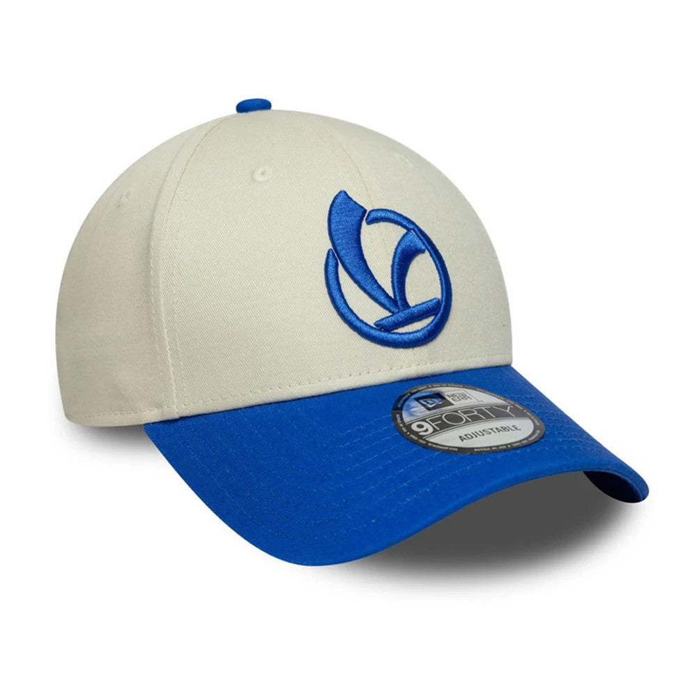 Pictured is this Vespa Contrast Visor 9FORTY cap in bright blue. 3