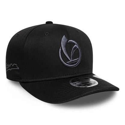 Pictured is this Vespa 9SEVENTY Stretch Snap cap in black. 3