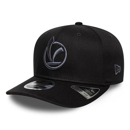 Pictured is this Vespa 9SEVENTY Stretch Snap cap in black. 1
