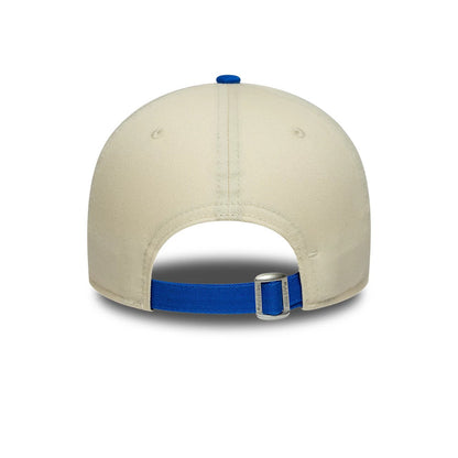 Pictured is this Chelsea FC Contrast 9FORTY cap in cream & blue. 4