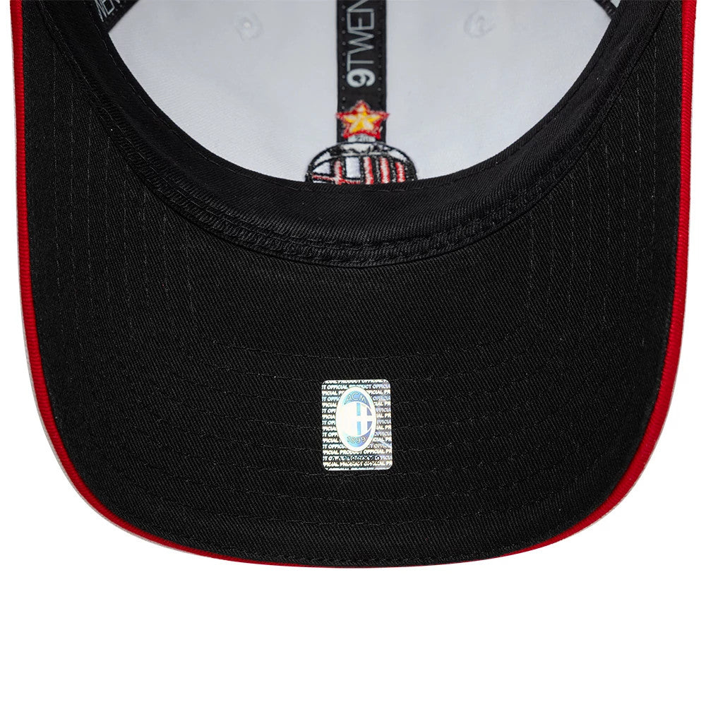 Pictured is this AC Milan 96 9TWENTY cap in white. 2