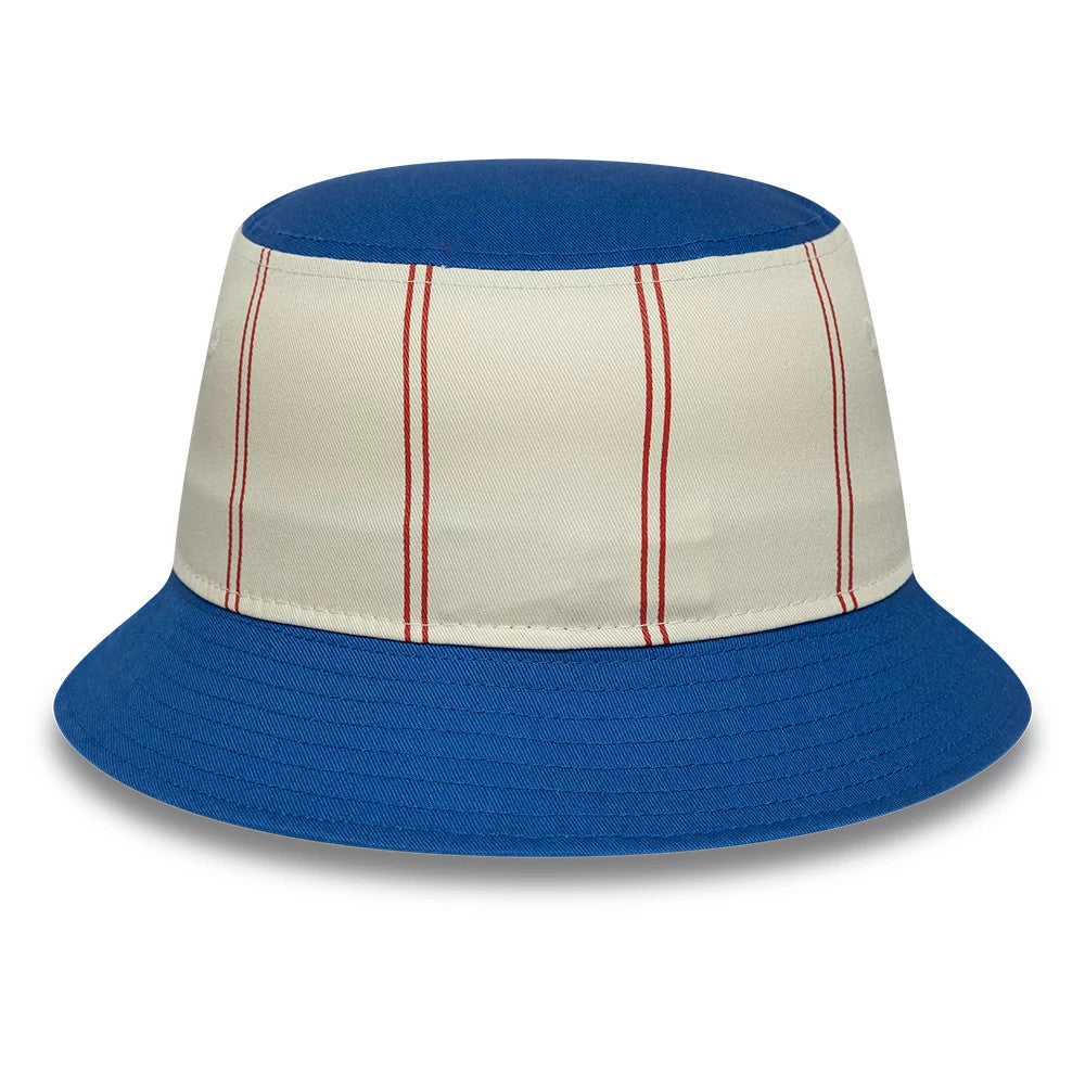 Pictured is this Chelsea FC 92 Bucket hat in cream & blue. 4