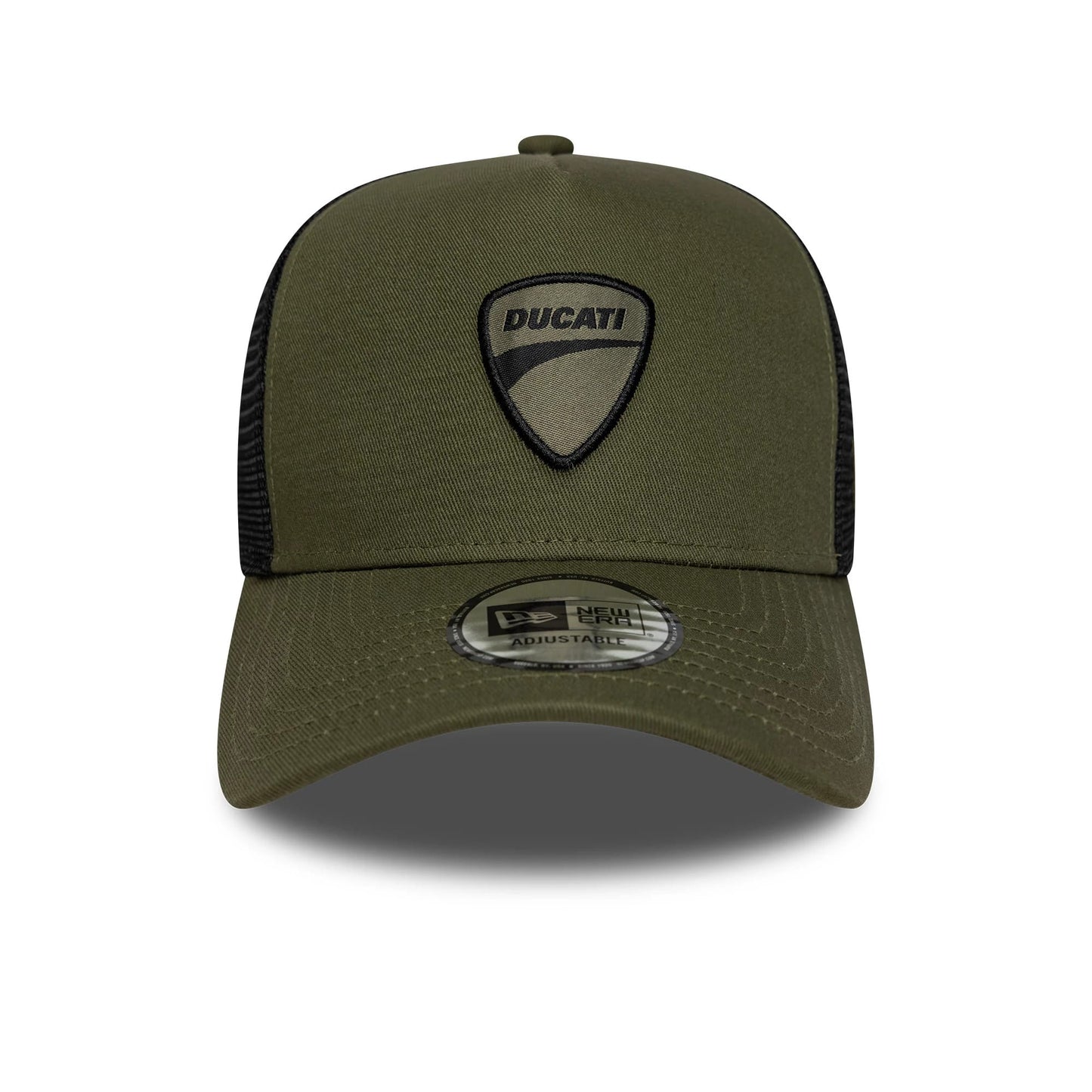 Pictured is this Ducati Motor Core 9FORTY E-Frame Trucker cap in green. 2