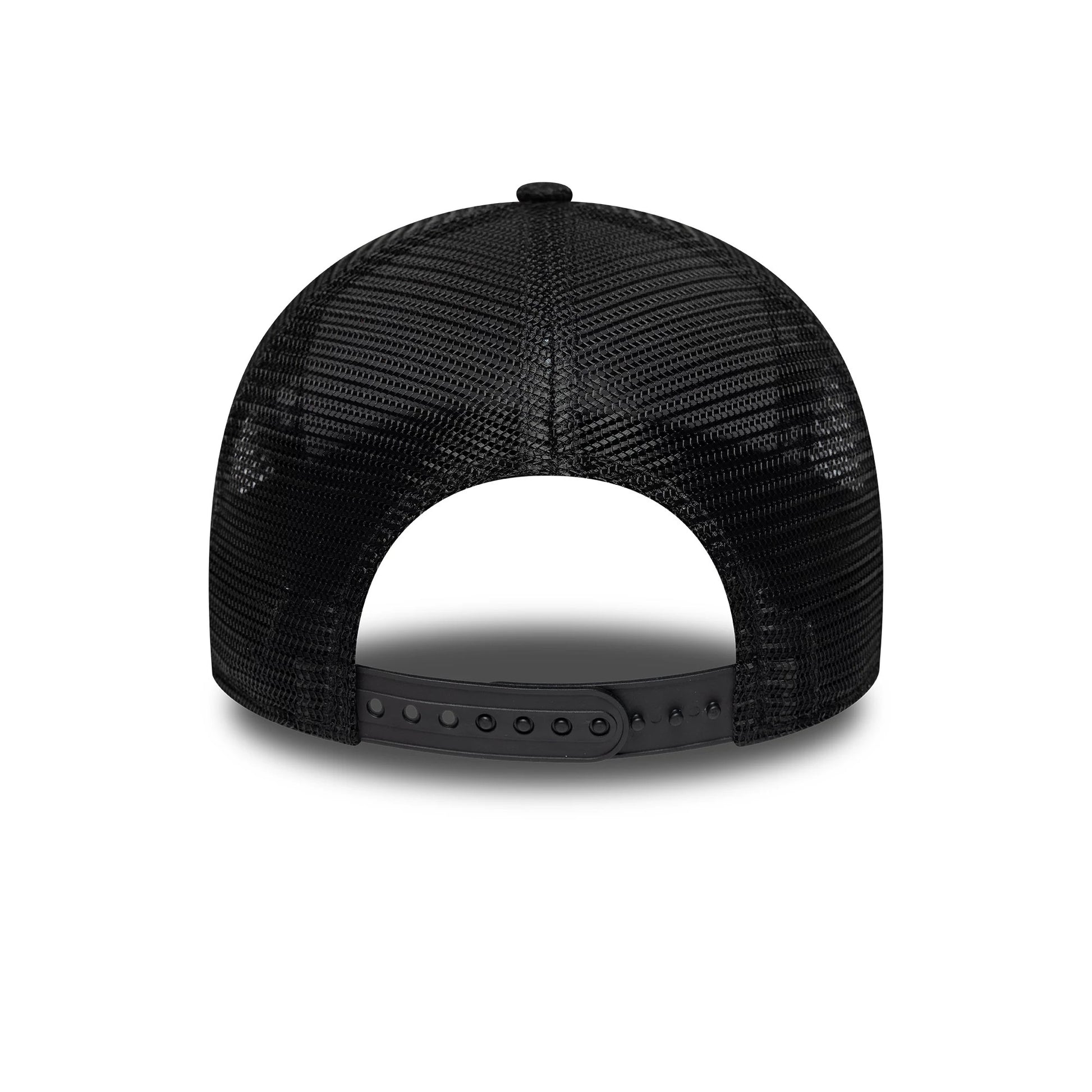 Pictured is this Liverpool FC Iridescent 9FORTY A-Frame Trucker cap in black. 4