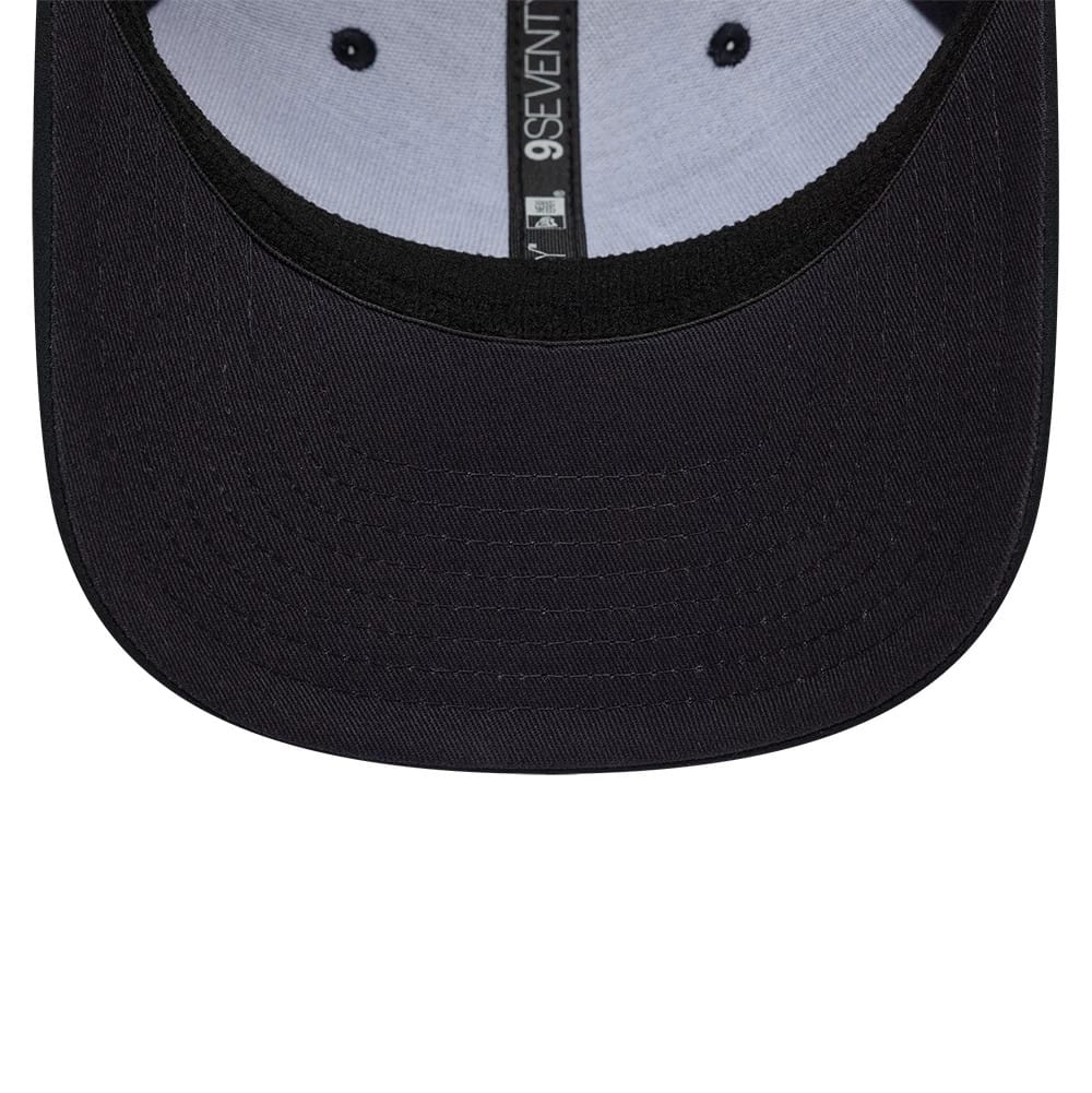Pictured is this French Federation Of Rugby Kit 9SEVENTY Stretch Snap cap in navy. 5