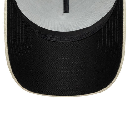 Pictured is this Aston Villa FC 9FORTY E-Frame Trucker cap in cream. 2