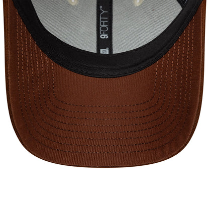 Pictured is this Red Bull Racing Cord Contrast 9FORTY cap in white & brown. 5
