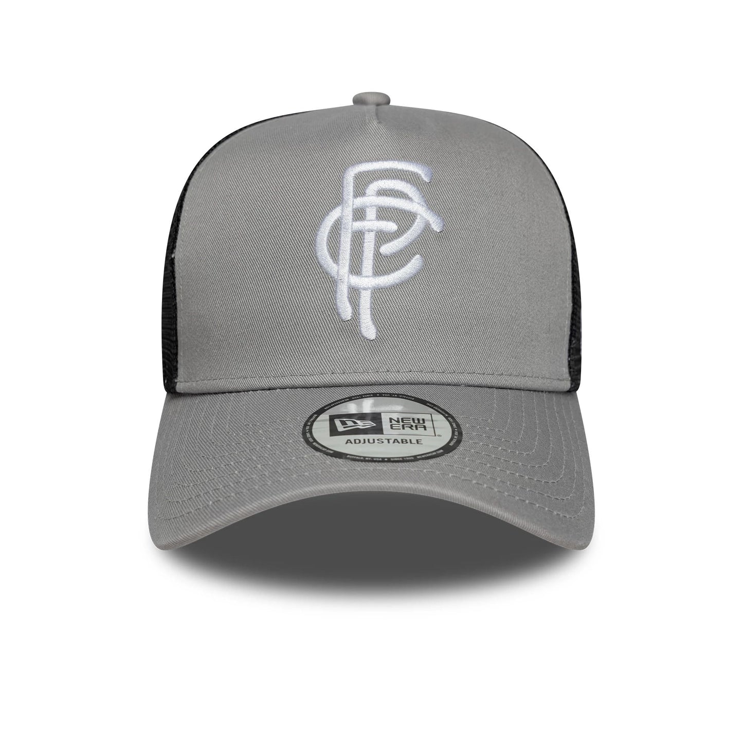 Pictured is this FC Porto 9FORTY A-Frame Trucker cap in grey. 2