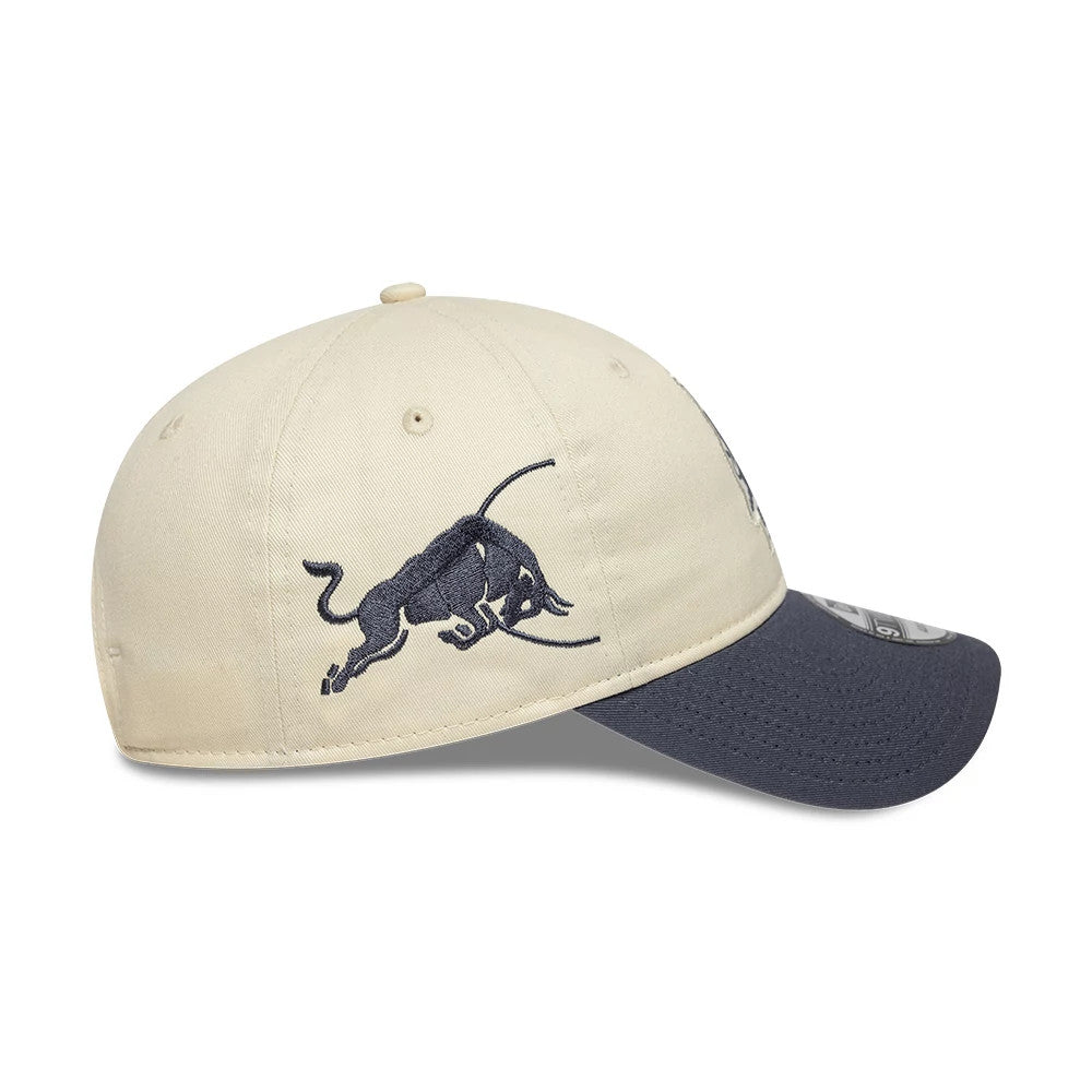 Pictured is this Visa Cash App Racing Bulls Contrast Visor 9TWENTY cap in cream. 4