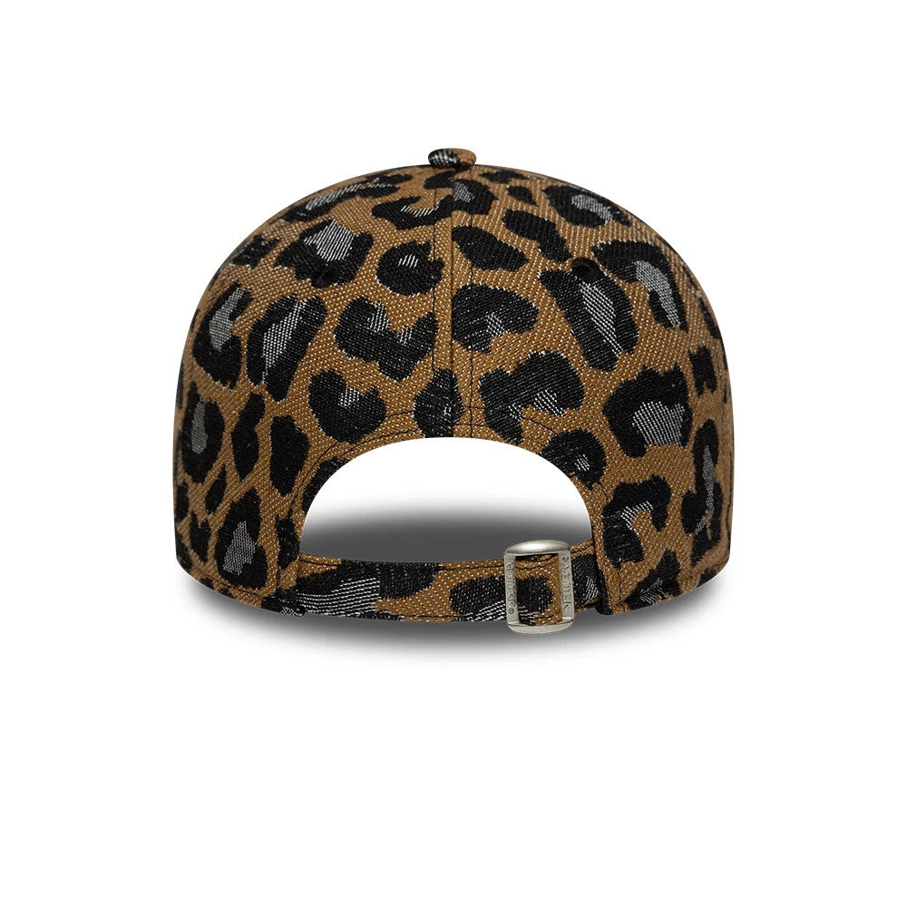 Pictured is this Womens Visa Cash App Racing Bulls Leopard 9FORTY cap in open brown. 4