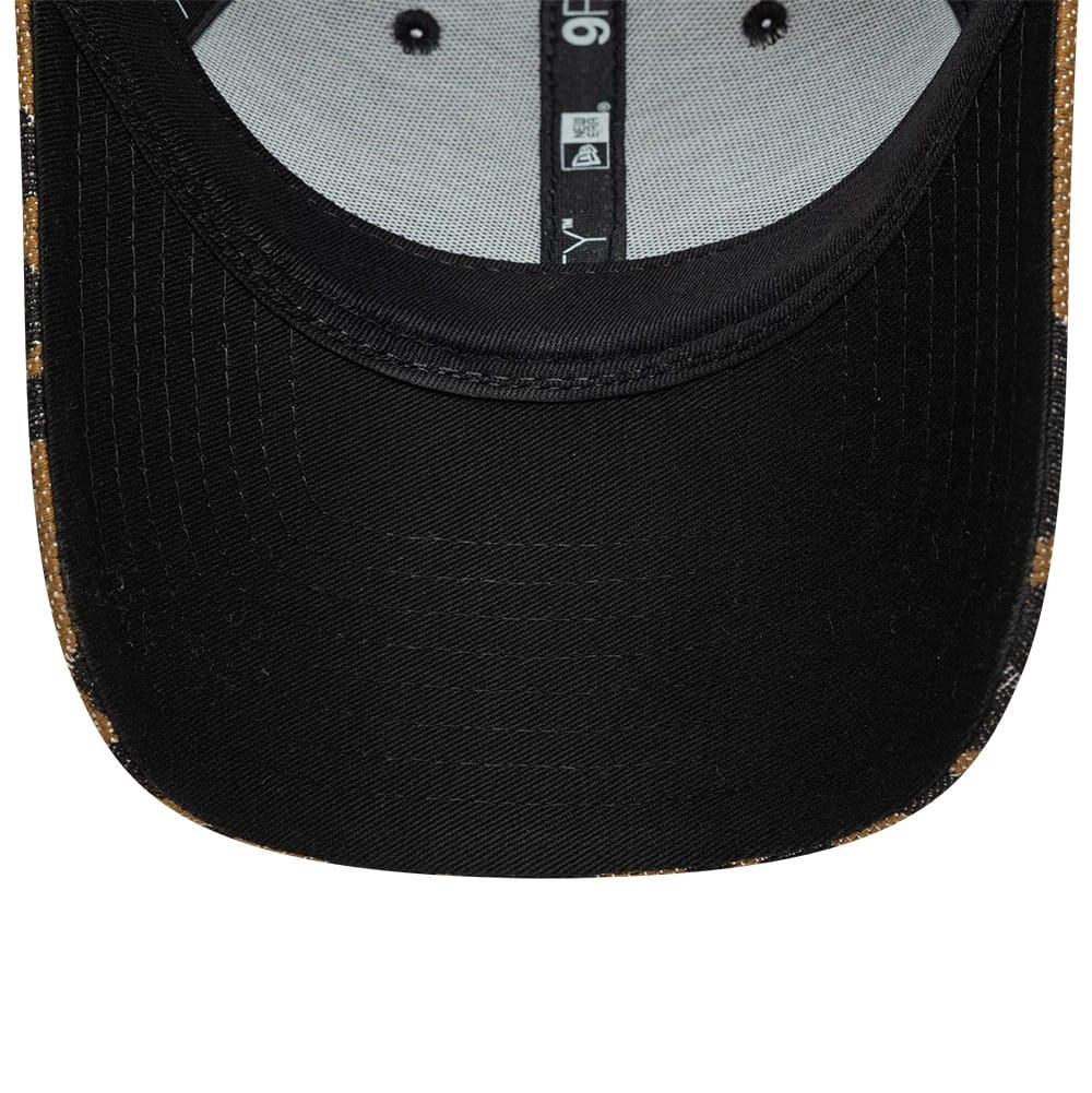 Pictured is this Womens Visa Cash App Racing Bulls Leopard 9FORTY cap in open brown. 5