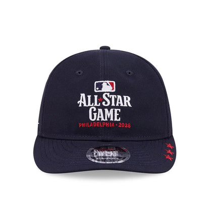 Pictured is this MLB X Ralph Lauren MLB All Star Game Logo Retro Crown 9FIFTY cap in navy. 2