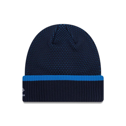 Pictured is this Atlassian Williams F1 Team Team Cuff Knit Beanie hat in navy. 2