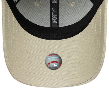Pictured is this Womens MLB League Essential New York Yankees 9FORTY cap in cream. 5