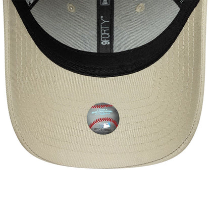 Pictured is this Womens MLB League Essential New York Yankees 9FORTY cap in cream. 5