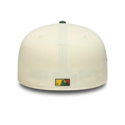 Pictured is this MLB Pin LA Angels 59FIFTY Fitted cap in dark green. 5