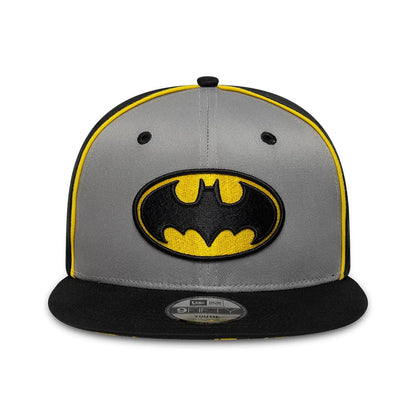 Pictured is this Youth DC Piping Batman 9FIFTY Snapback cap in black. 3