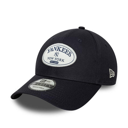 Pictured is this MLB Patch New York Yankees 9FORTY cap in navy. 1