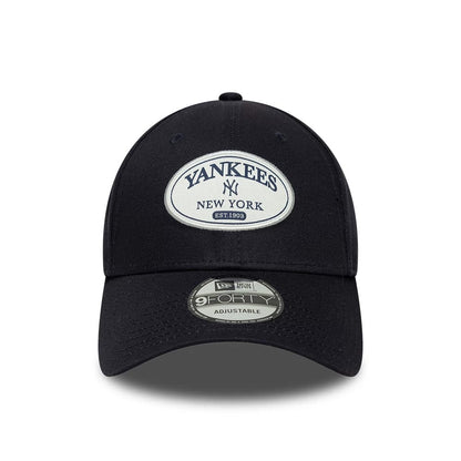 Pictured is this MLB Patch New York Yankees 9FORTY cap in navy. 2