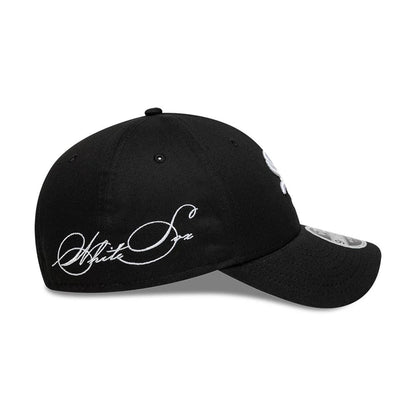 Pictured is this MLB Side Script Chicago White Sox 9FORTY M-Crown cap in black. 4