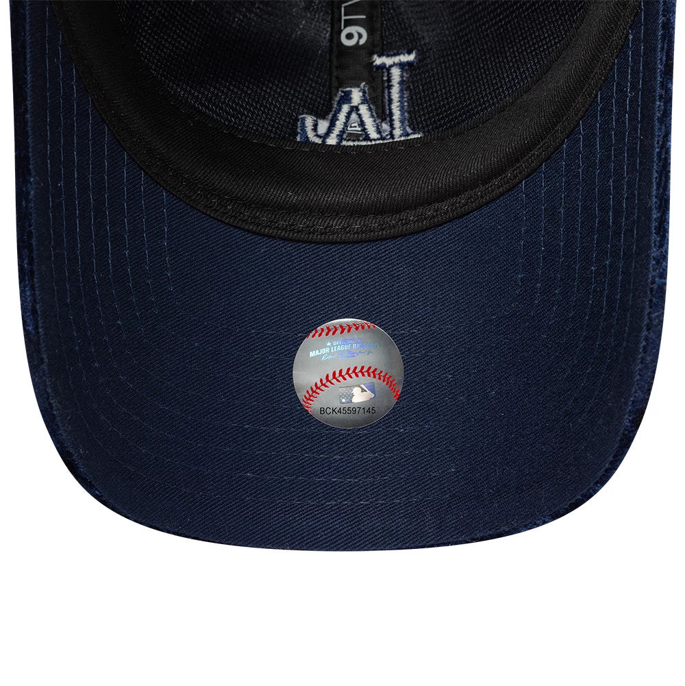 Pictured is this Womens MLB Velour LA Dodgers 9TWENTY cap in navy. 5