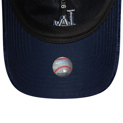 Pictured is this Womens MLB Velour LA Dodgers 9TWENTY cap in navy. 5