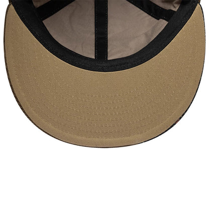 Pictured is this MLB Patchwork New York Yankees Retro Crown 9FIFTY cap in dark brown. 2