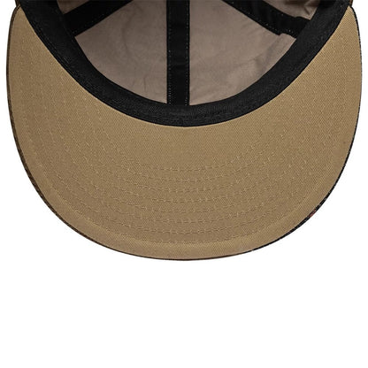 Pictured is this MLB Patchwork New York Yankees Retro Crown 9FIFTY cap in dark brown. 2