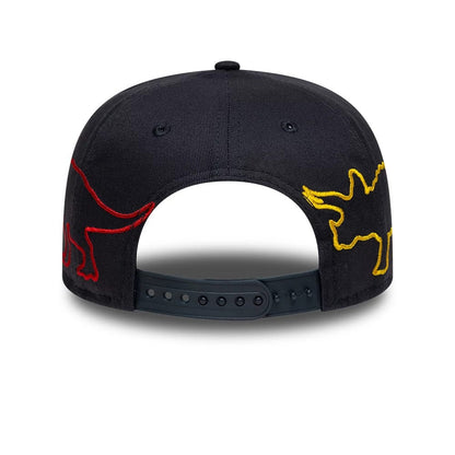 Pictured is this Youth MLB Dino 9FIFTY Snapback cap in navy. 6