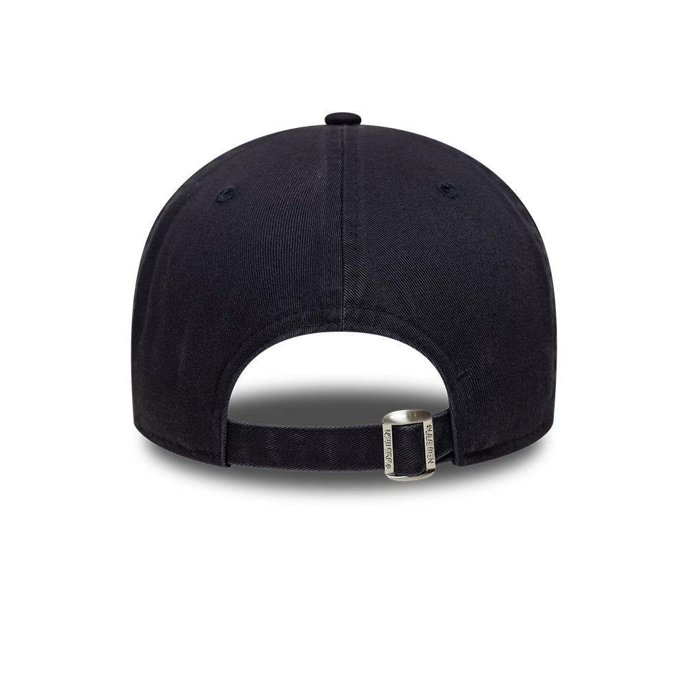 Pictured is this New Era Embossed 9TWENTY A-Frame cap in navy. 4