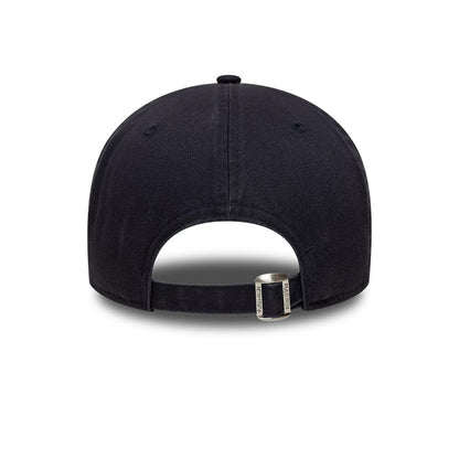 Pictured is this New Era Embossed 9TWENTY A-Frame cap in navy. 4