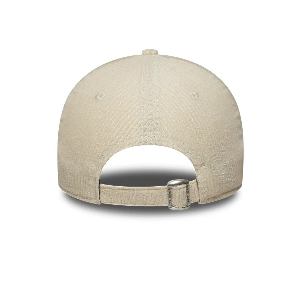 Pictured is this Womens MLB Cord New York Yankees 9FORTY cap in cream. 4