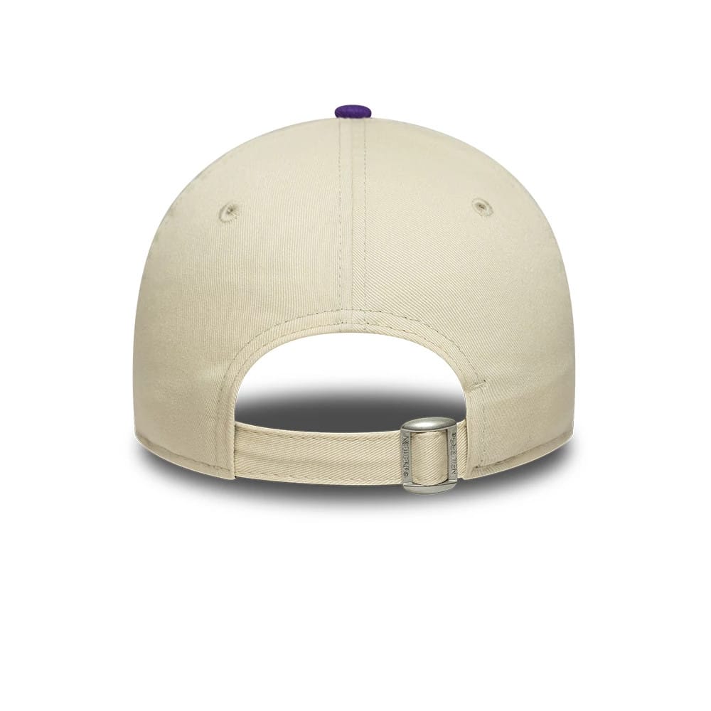 Pictured is this Youth MLB League Essential LA Dodgers 9FORTY cap in cream. 4