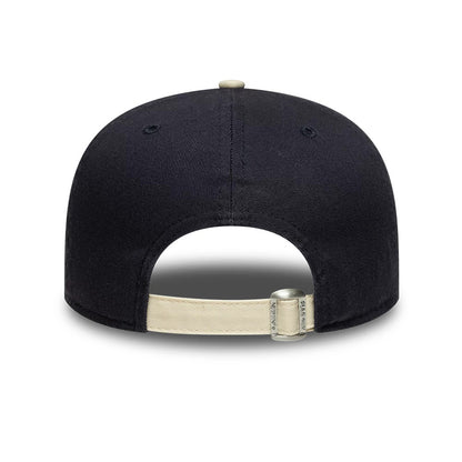Pictured is this New Era Washed Graphic 19TWENTY cap in navy & cream. 4